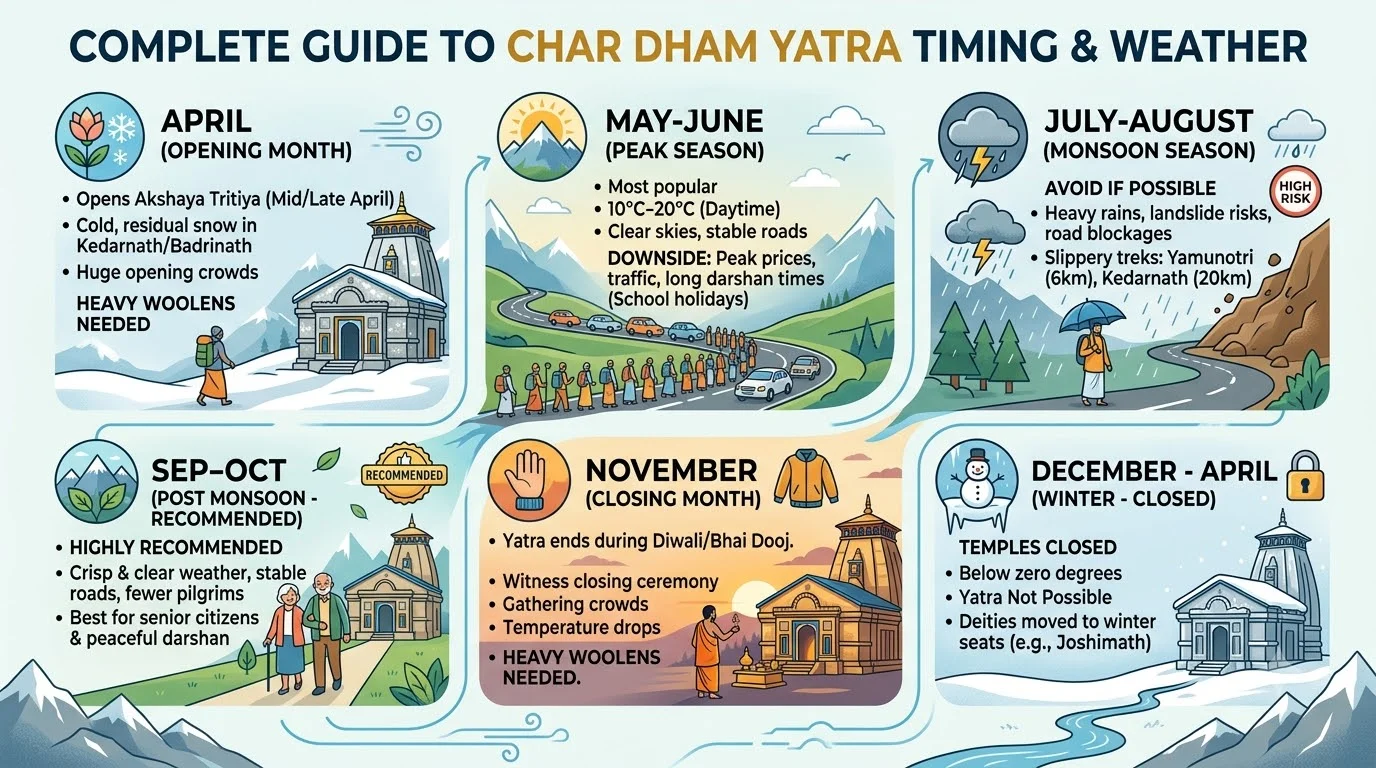 best time to visit char dham yatra in uttarakhand
