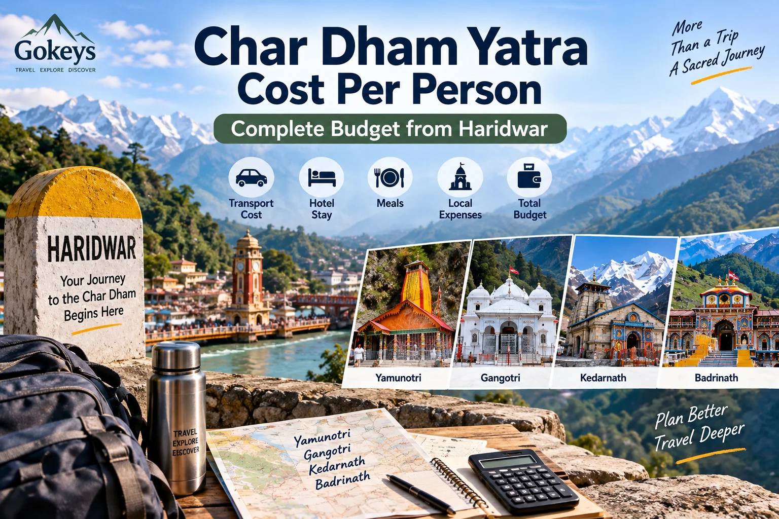 char dham yatra cost from haridwar