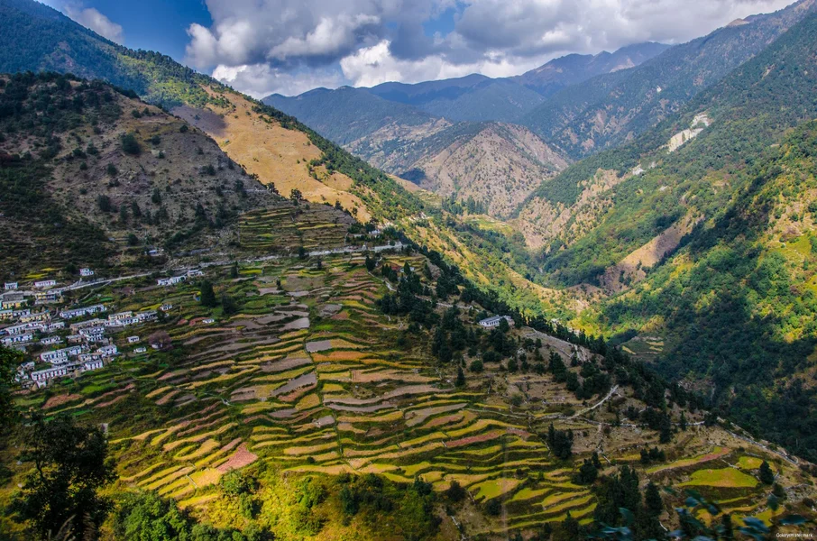 Chamoli Garhwal mountain views