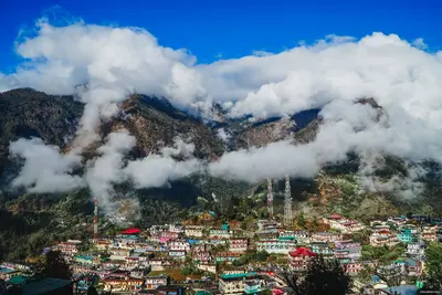 Joshimath Town in winter